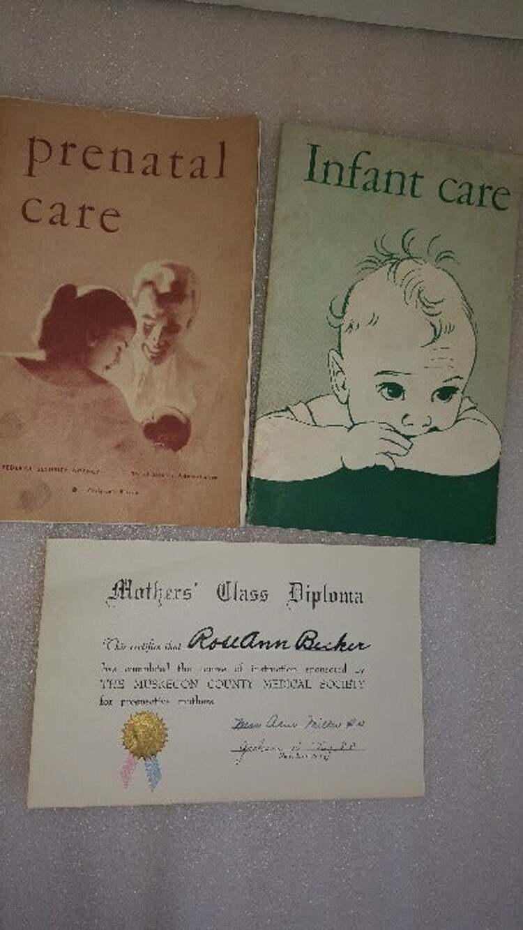 1949 Infant & Prenatal Care Books Rare Federal Security Agency Children's Bureau